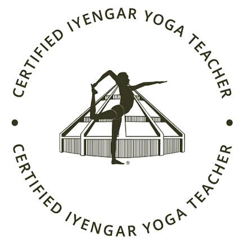 Certified Iyengar Yoga Teacher mark